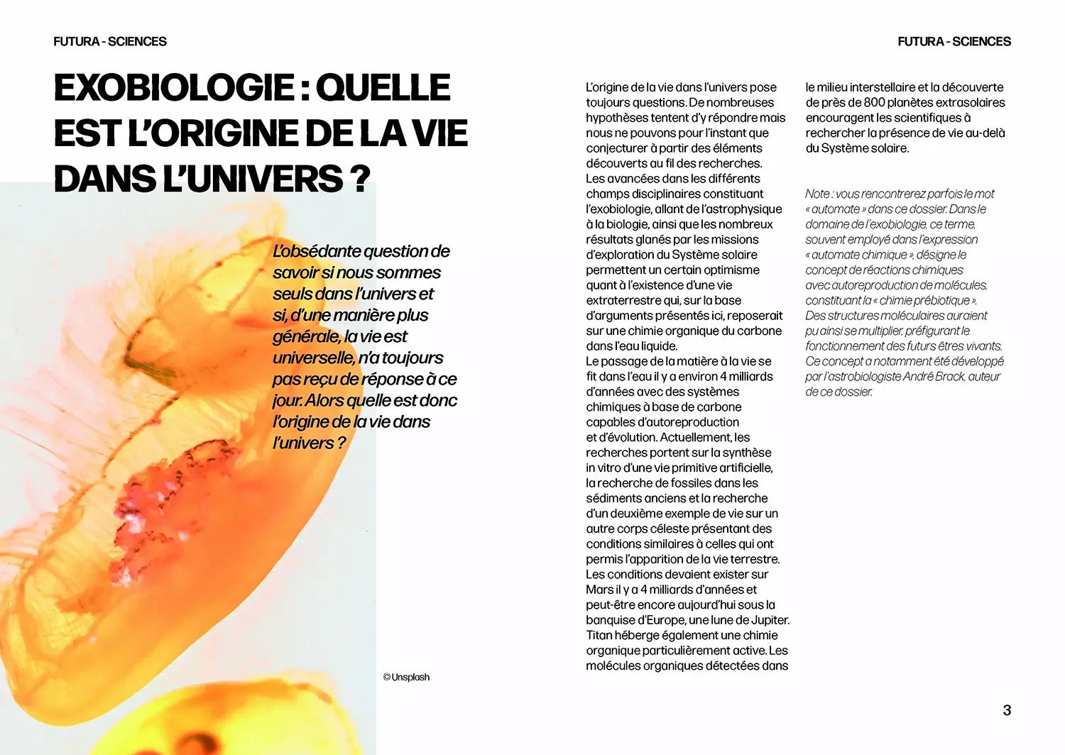 Futura Sciences Magazine page 0