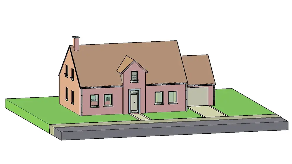 Image 3D House modeling 5